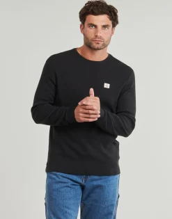 Calvin Klein Jeans LS WAFFLE BADGE CREWNK TEE-Homme T-Shirts & Polos