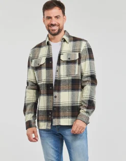 Petrol Industries MEN SHIRT LONG SLEEVE CHECK-Homme Vestes