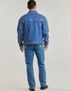 Guess MENS OVERSIZE TRUCKER JACKE-Homme Vestes