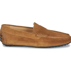 Brett & Sons Mocassins 4679-VELOUR-SABLE-Homme Mocassins & Chaussures Bateau
