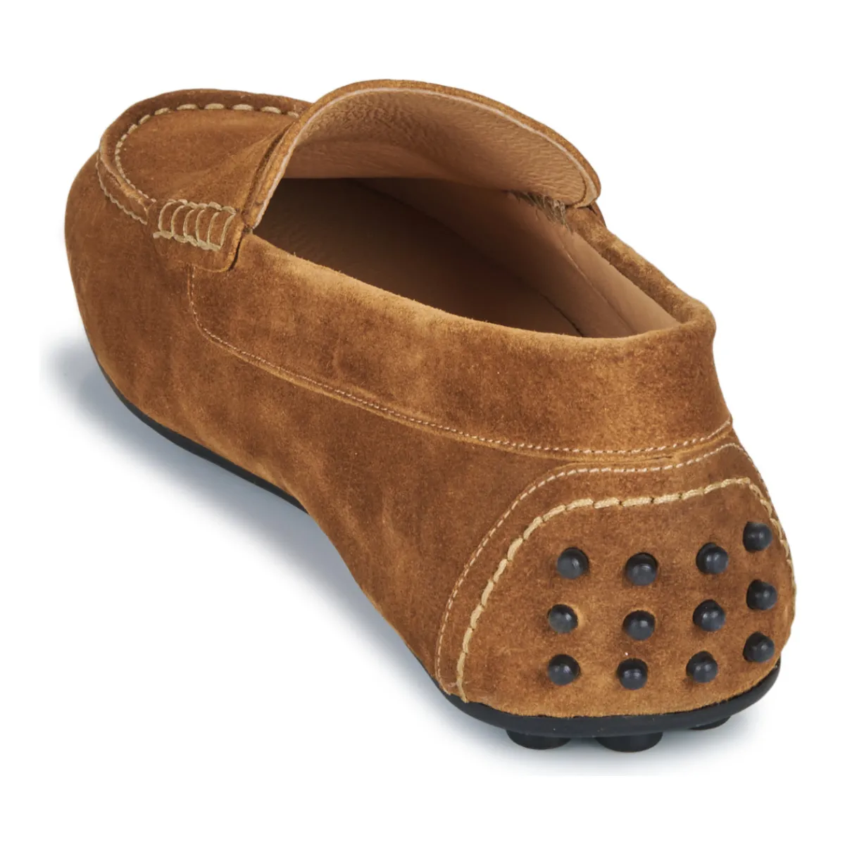 Brett & Sons Mocassins 4679-VELOUR-SABLE-Homme Mocassins & Chaussures Bateau