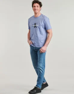 Calvin Klein Jeans MONOLOGO SHIFT TEE-Homme T-Shirts & Polos|T-Shirts & Polos