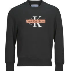 Calvin Klein Jeans MONOLOGO STENCIL CREW NECK-Homme Sweats & Polaires
