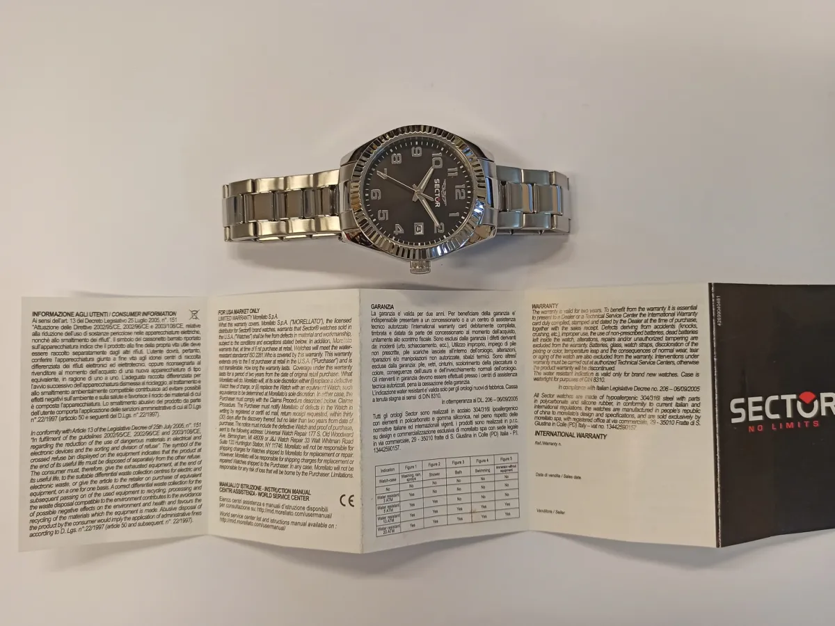 Sector Montre en-Homme Bijoux