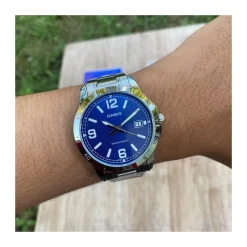 Casio MTPV004D2B-Homme Montres