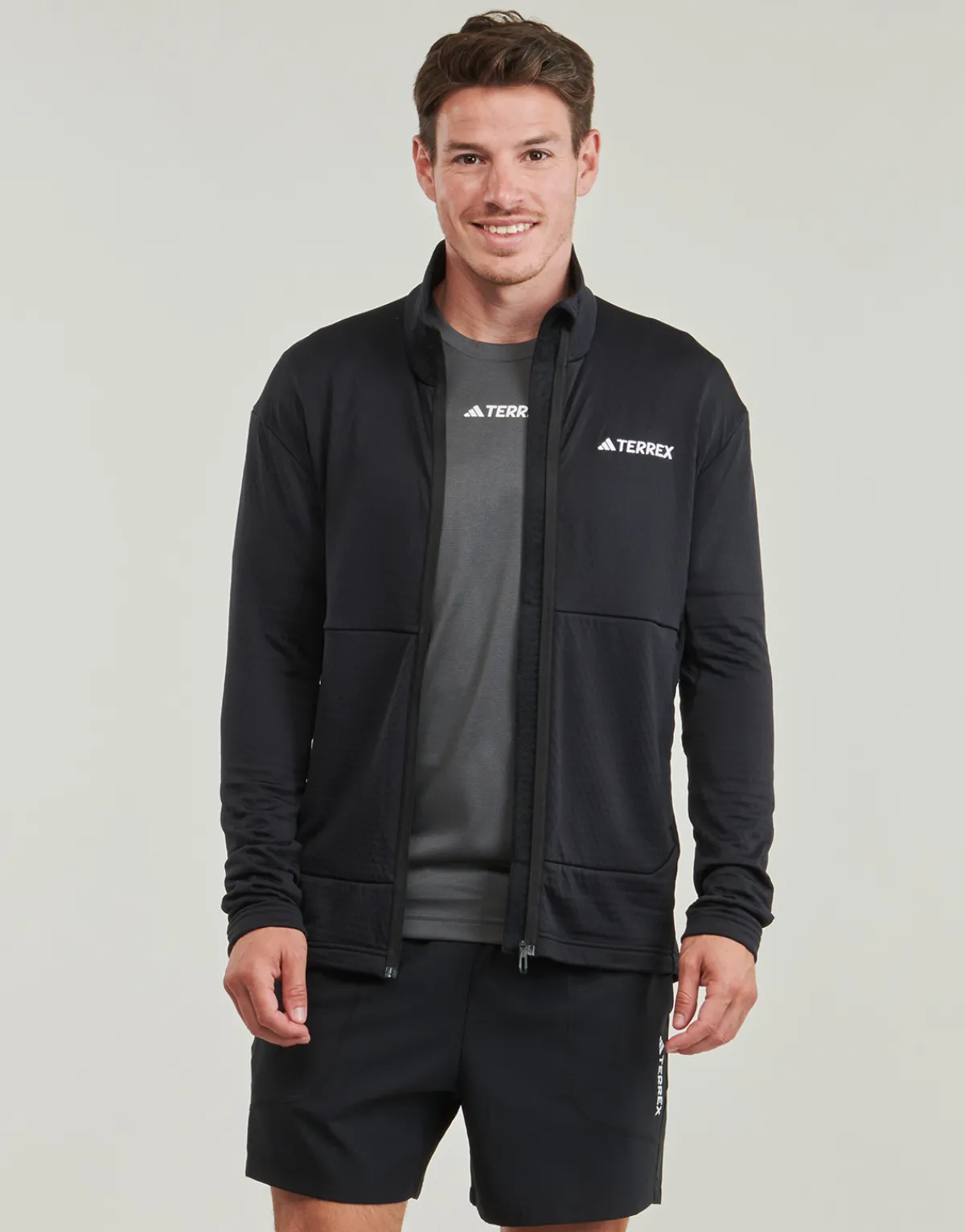 adidas TERREX Multi Light Fleece Full-Zip Jacket-Homme Randonnée|Joggings & Survêtements