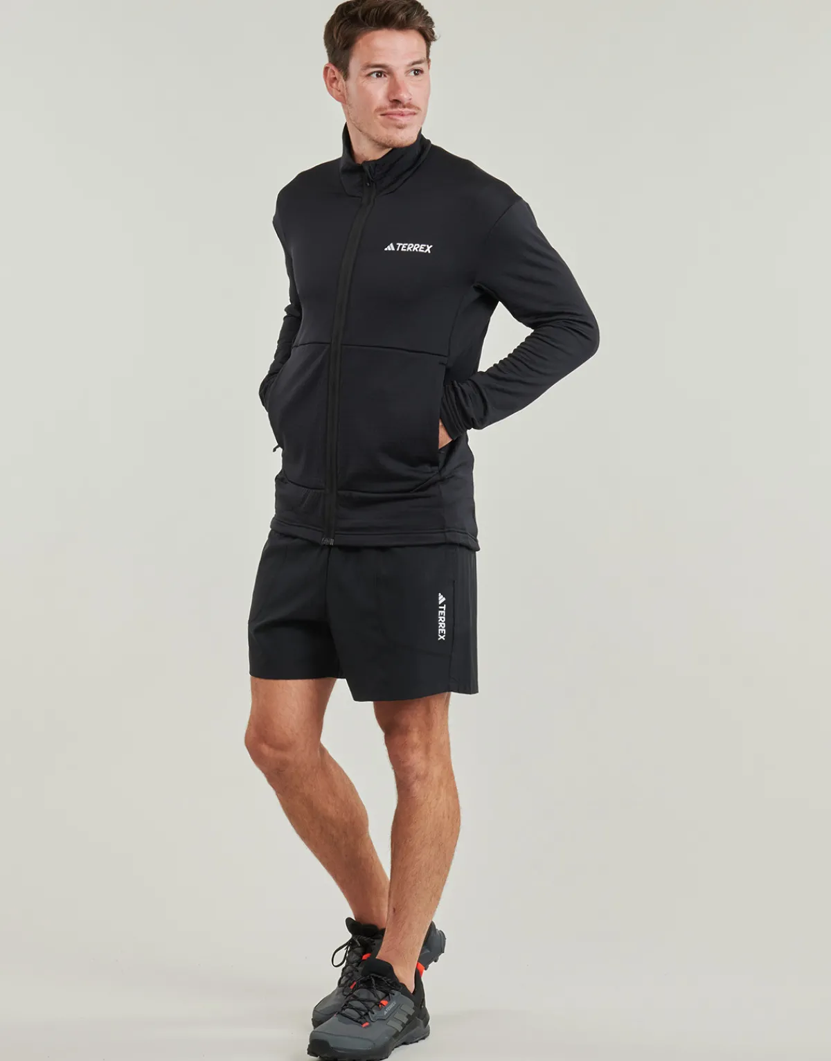 adidas TERREX Multi Light Fleece Full-Zip Jacket-Homme Randonnée|Joggings & Survêtements