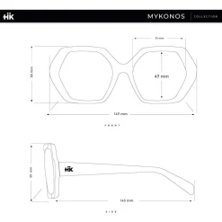 Hanukeii Mykonos-Homme Lunettes De Soleil