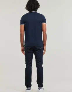 Yurban NEW-POLO-NAVY-Homme T-Shirts & Polos
