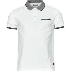Yurban NEW-POLO-WHITE-Homme T-Shirts & Polos