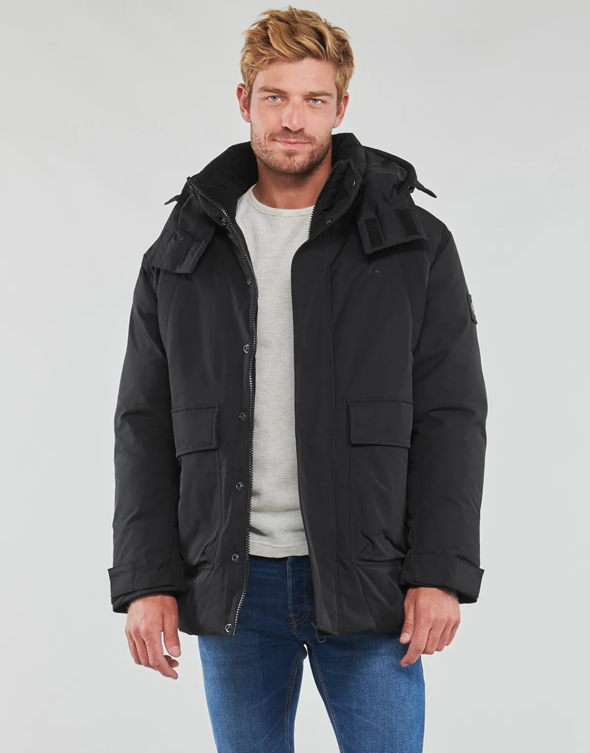 Calvin Klein Jeans NON-DOWN TECHNICAL PARKA-Homme Manteaux