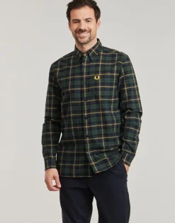 Fred Perry OXFORD TARTAN SHIRT-Homme Chemises