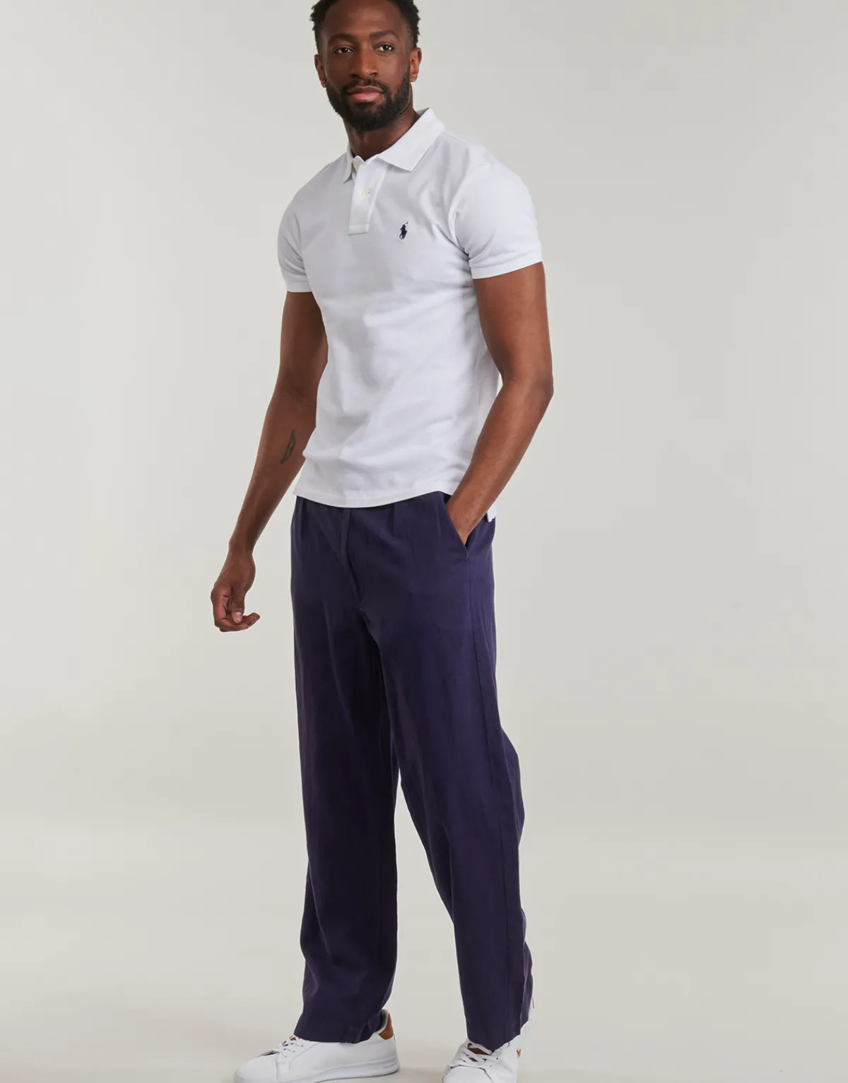 Polo Ralph Lauren PANTALON FLUIDE EN LIN-Homme Pantalons