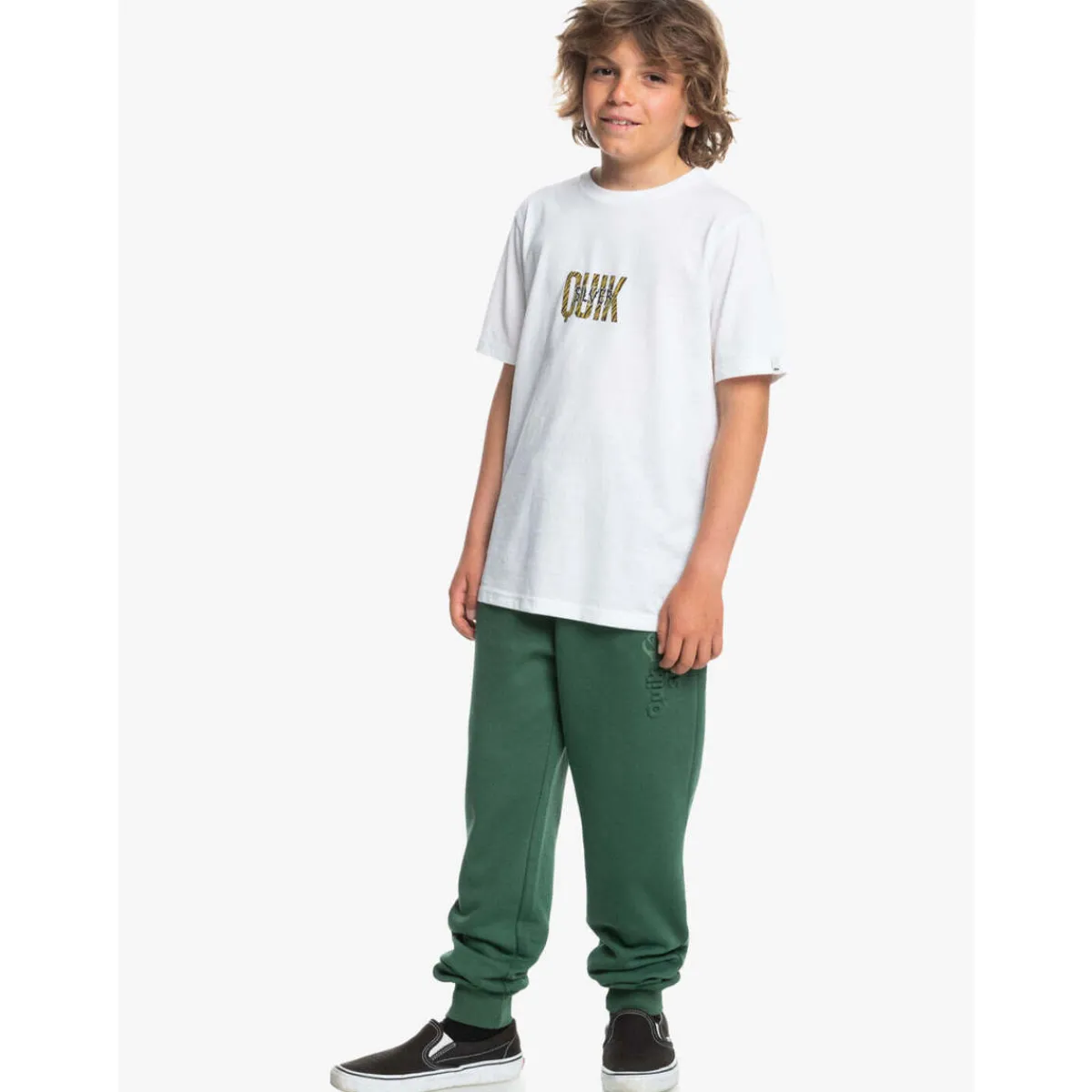 Quiksilver Pantalons cargo 9563758133587Verde-Homme Pantalons