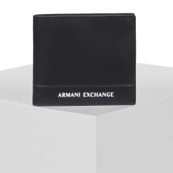Armani Exchange PASCAL BIFOLD COIN POCKET-Homme Portefeuilles / Porte-Monnaie