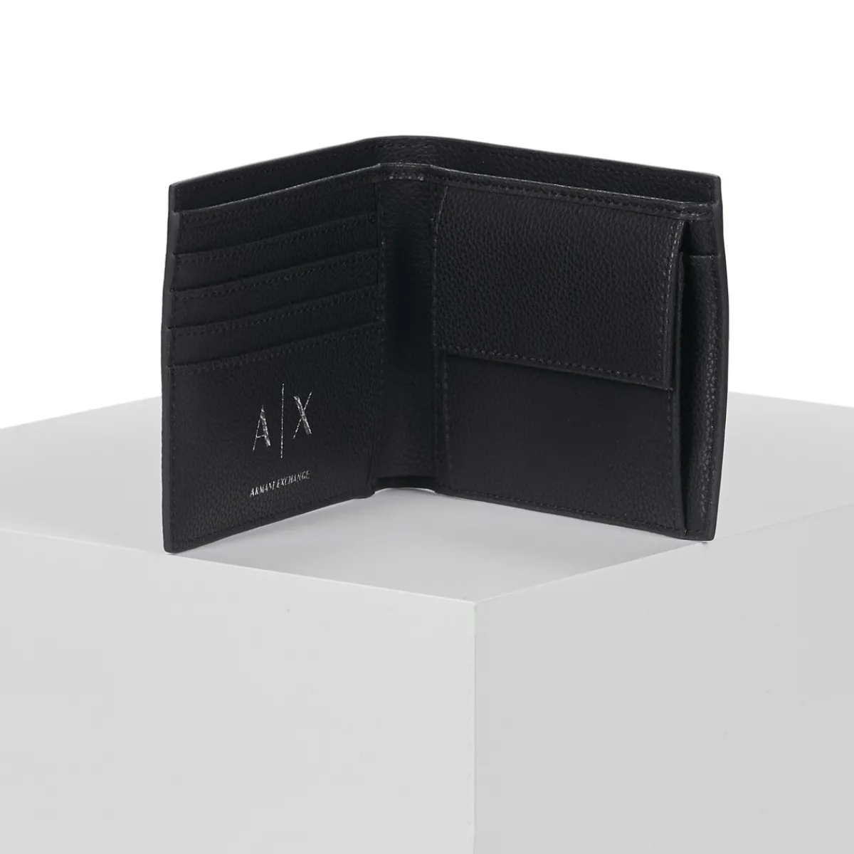Armani Exchange PASCAL BIFOLD COIN POCKET-Homme Portefeuilles / Porte-Monnaie
