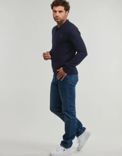 Tommy Hilfiger PIMA ORG CTN CASHMERE LS POLO-Homme Pulls & Gilets