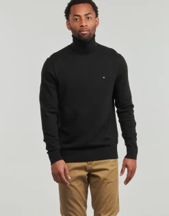 Tommy Hilfiger PIMA ORG CTN CASHMERE ROLL NECK-Homme Pulls & Gilets