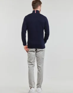 Tommy Hilfiger PIMA ORG CTN CASHMERE ZIP MOCK-Homme Pulls & Gilets