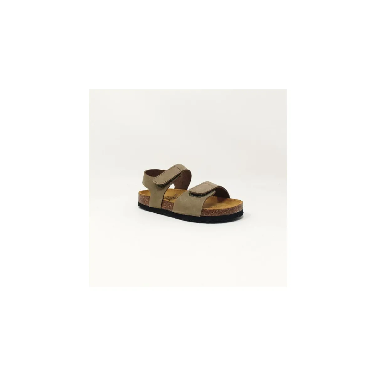 Plakton SANDALES PARTNER NUBUCK KAKI-Homme Sandales Et Nu-Pieds