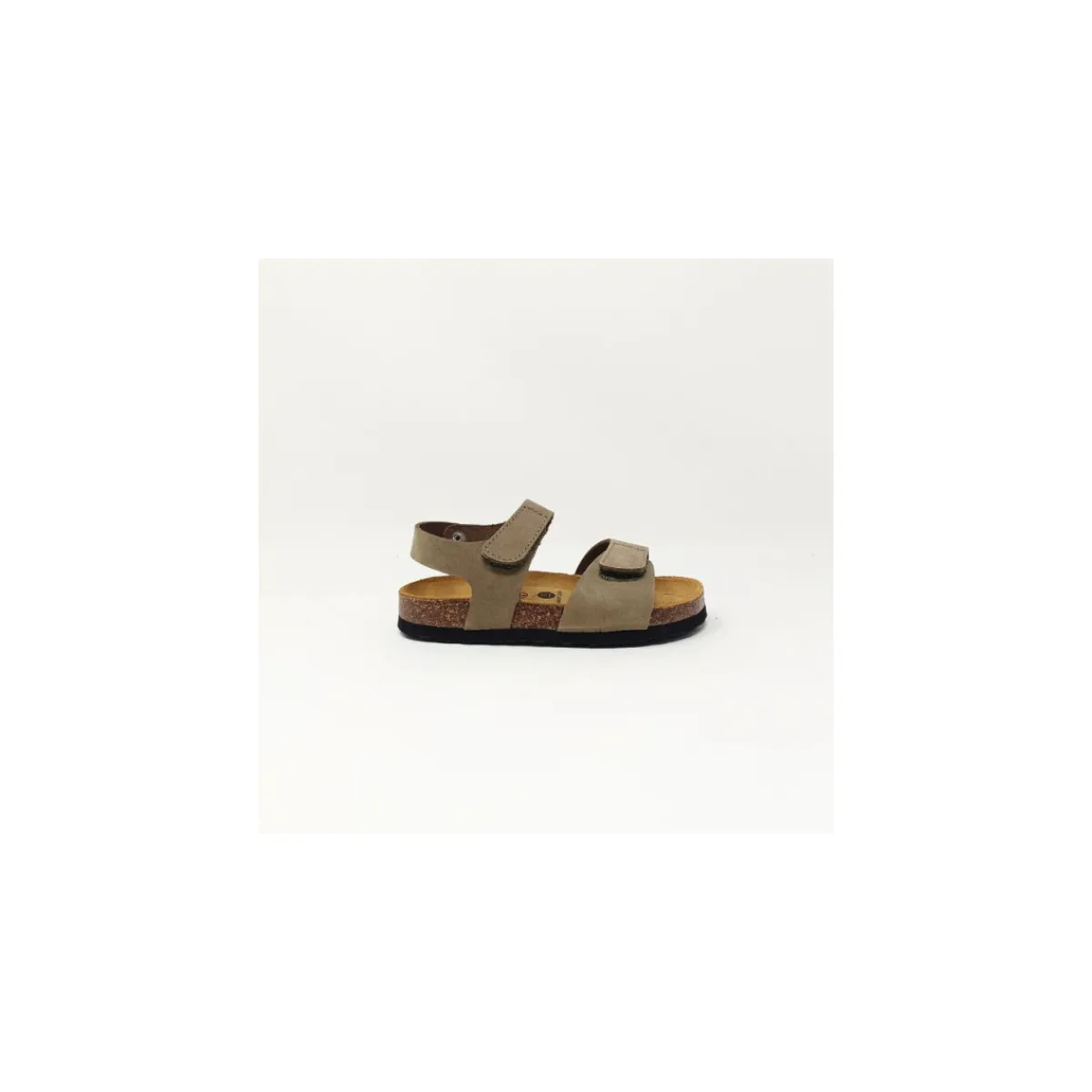 Plakton SANDALES PARTNER NUBUCK KAKI-Homme Sandales Et Nu-Pieds