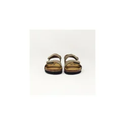 Plakton SANDALES PARTNER NUBUCK KAKI-Homme Sandales Et Nu-Pieds