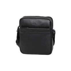 Katana Pochette Portée Travers Cuir De Vachette Grainé 89621-Homme Pochettes / Sacoches