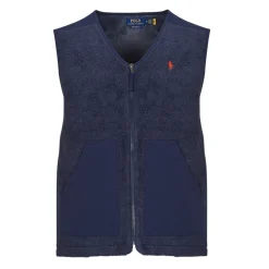 Polo Ralph Lauren POLAIRE SHERPA ZIPPEE SANS MANCHE-Homme Randonnée|Sweats & Polaires