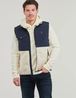 Polo Ralph Lauren POLAIRE SHERPA ZIPPEE SANS MANCHE-Homme Randonnée|Sweats & Polaires