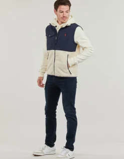 Polo Ralph Lauren POLAIRE SHERPA ZIPPEE SANS MANCHE-Homme Randonnée|Sweats & Polaires