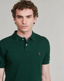Polo Ralph Lauren POLO AJUSTE DROIT EN COTON BASIC MESH-Homme T-Shirts & Polos|T-Shirts & Polos