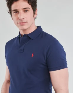 Polo Ralph Lauren POLO AJUSTE SLIM FIT EN COTON BASIC MESH-Homme T-Shirts & Polos|T-Shirts & Polos