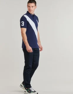 Polo Ralph Lauren POLO COUPE DROITE BIG POLO PLAYER-Homme T-Shirts & Polos