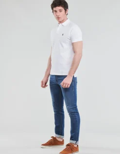 Polo Ralph Lauren POLO COUPE DROITE EN COTON BASIC MESH-Homme T-Shirts & Polos|T-Shirts & Polos