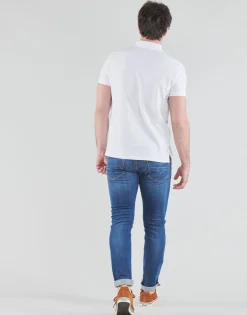 Polo Ralph Lauren POLO COUPE DROITE EN COTON BASIC MESH-Homme T-Shirts & Polos|T-Shirts & Polos