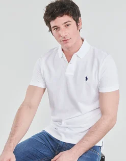 Polo Ralph Lauren POLO COUPE DROITE EN COTON BASIC MESH-Homme T-Shirts & Polos|T-Shirts & Polos