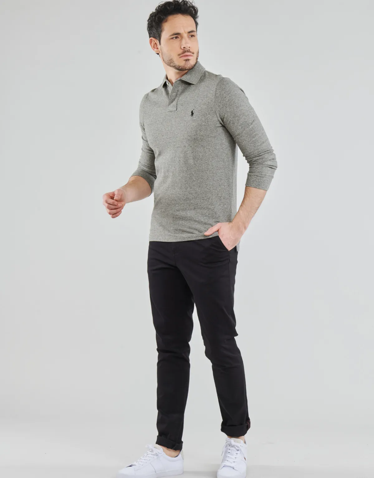 Polo Ralph Lauren POLO COUPE DROITE EN COTON BASIC MESH-Homme T-Shirts & Polos|T-Shirts & Polos