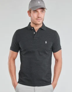 Polo Ralph Lauren POLO COUPE DROITE EN COTON BASIC MESH-Homme T-Shirts & Polos|T-Shirts & Polos