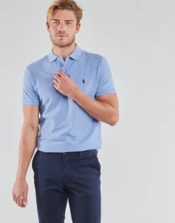Polo Ralph Lauren POLO COUPE DROITE EN COTON BASIC MESH-Homme T-Shirts & Polos|T-Shirts & Polos