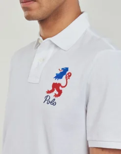 Polo Ralph Lauren POLO COUPE DROITE EN COTON BRODE-Homme T-Shirts & Polos|T-Shirts & Polos