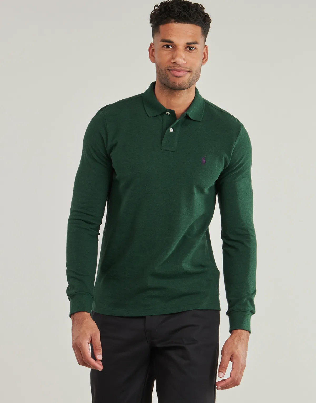 Polo Ralph Lauren POLO COUPE DROITE EN COTON BASIC MESH-Homme T-Shirts & Polos|T-Shirts & Polos