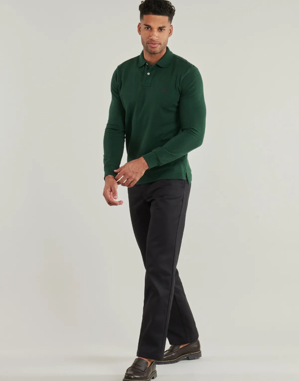 Polo Ralph Lauren POLO COUPE DROITE EN COTON BASIC MESH-Homme T-Shirts & Polos|T-Shirts & Polos