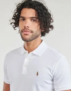 Polo Ralph Lauren POLO COUPE DROITE EN PIMA COTON-Homme T-Shirts & Polos