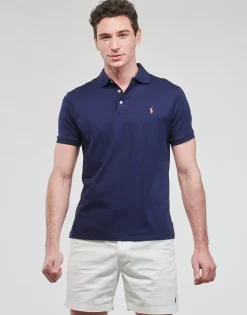 Polo Ralph Lauren POLO COUPE DROITE EN PIMA COTON-Homme T-Shirts & Polos