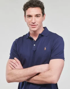 Polo Ralph Lauren POLO COUPE DROITE EN PIMA COTON-Homme T-Shirts & Polos