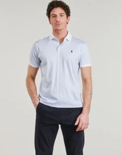 Polo Ralph Lauren POLO COUPE DROITE EN PIMA COTON-Homme T-Shirts & Polos
