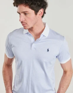 Polo Ralph Lauren POLO COUPE DROITE EN PIMA COTON-Homme T-Shirts & Polos
