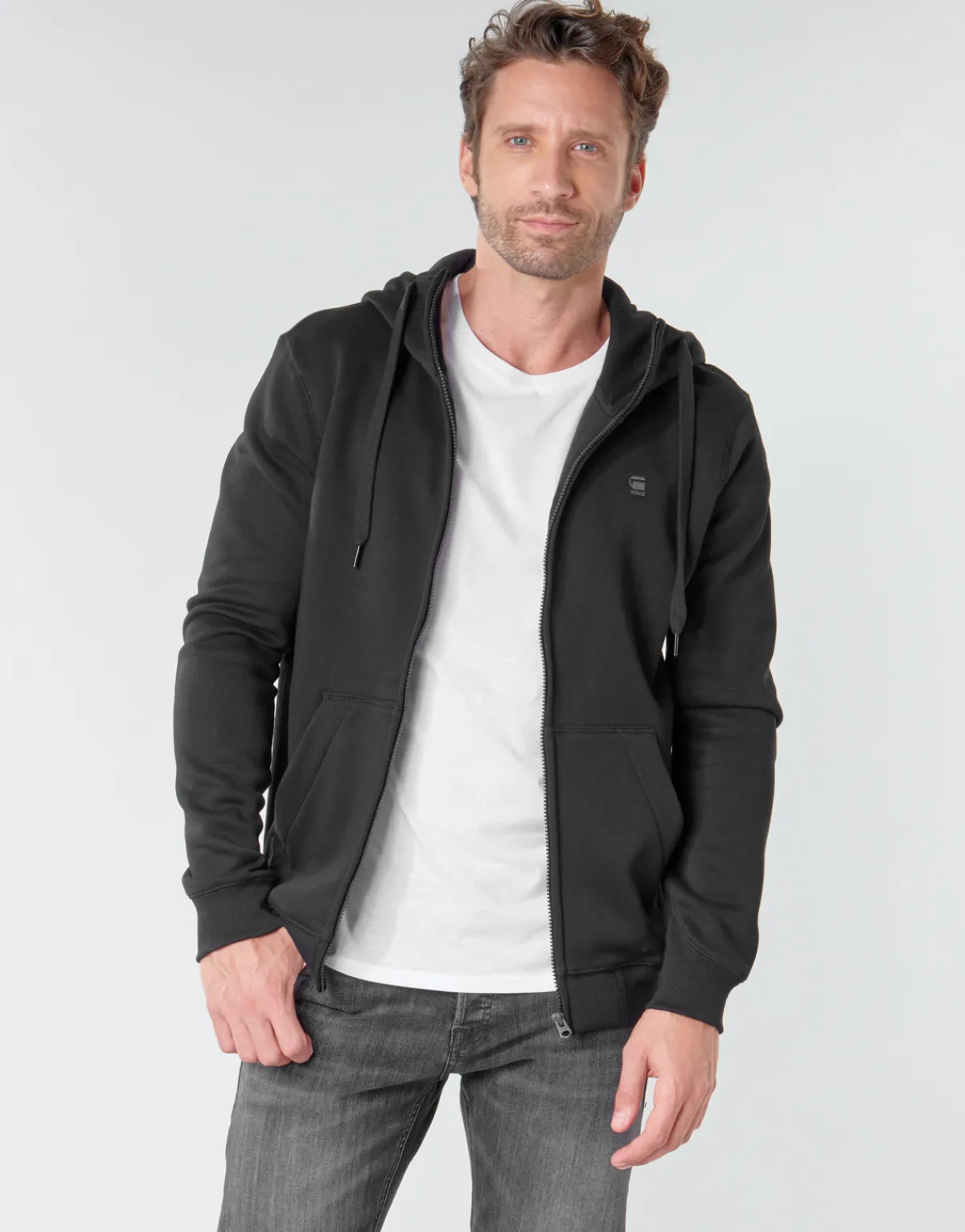 G-Star Raw PREMIUM CORE HDD ZIP SW LS-Homme Sweats & Polaires