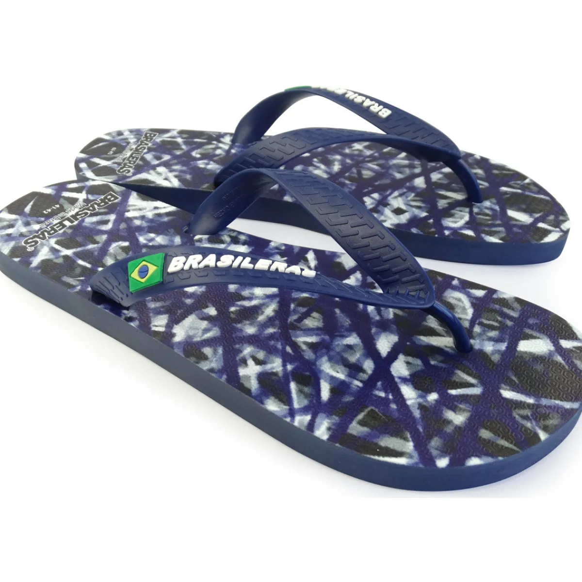 Brasileras Printed 20 Dye-Homme Tongs