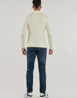 Polo Ralph Lauren PULL 1/2 ZIP EN LAINE MELANGE-Homme Pulls & Gilets